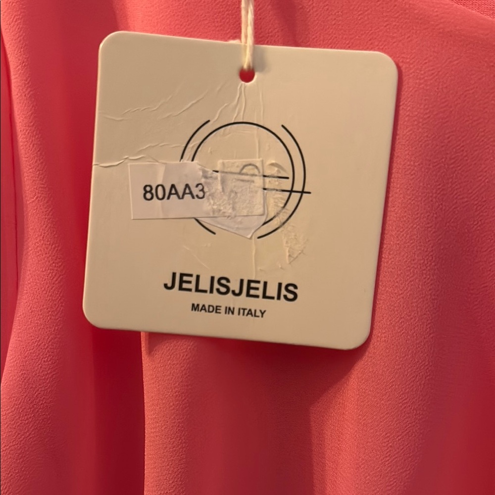 Pink Ruffled 3/4 Sleeve Boxy Blouse - Picture 10 of 10